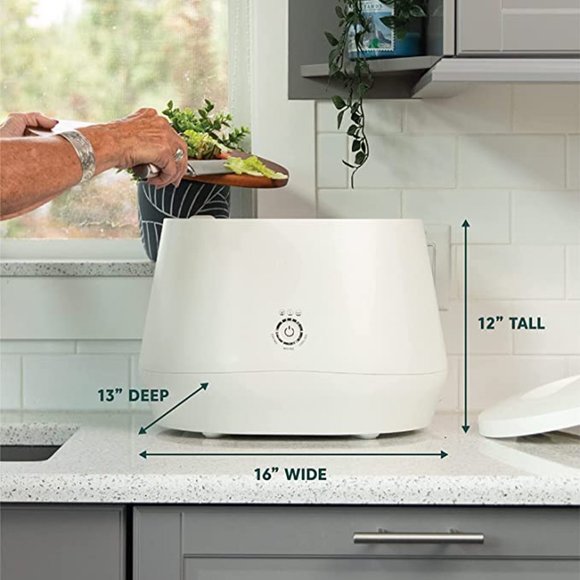 Lomi Smart Waste Kitchen Composter - White - Picture 9 of 13